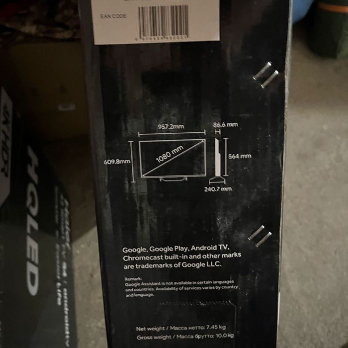 Продам Телевизор HAIER 4K 43 S4 109см