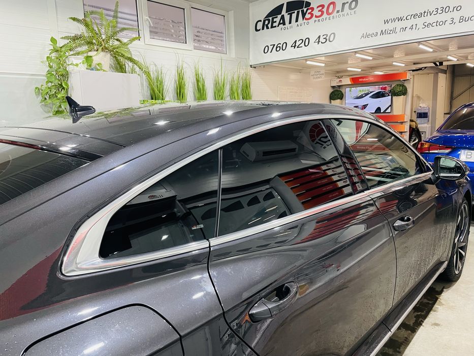 Folie geamuri auto llumar cu protectie ternica