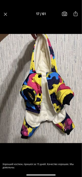 Одежда для собаки куртка