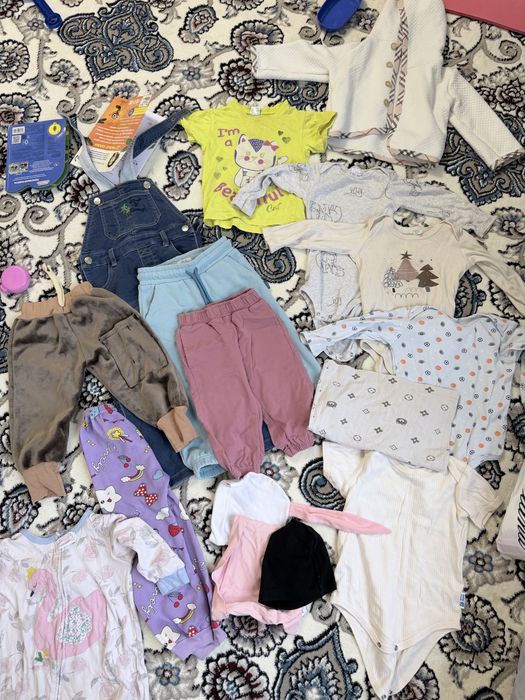 Детские вещи пакетом на девочку 6-18мес