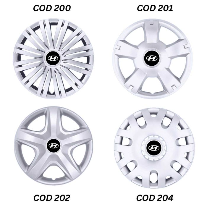 Capace roti R14 Hyundai diverse modele, pentru jante de tabla