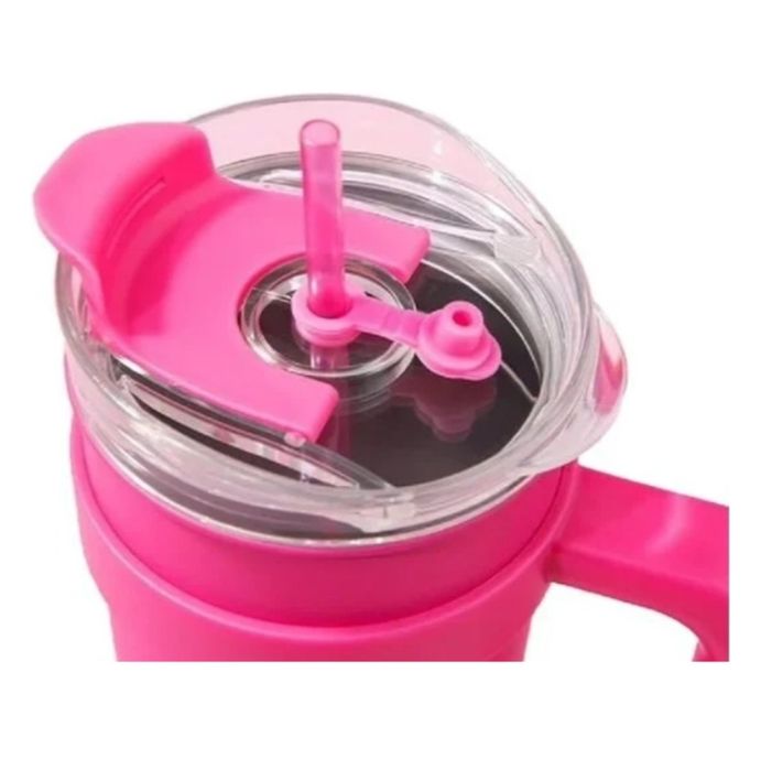 Термокружка розовая, Barbie