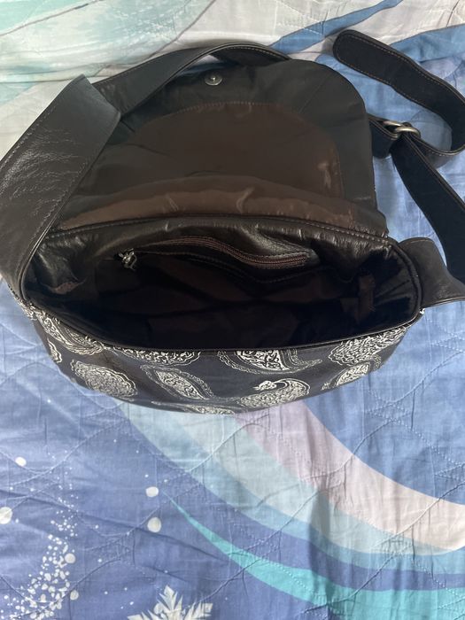 Кожаная сумка женская