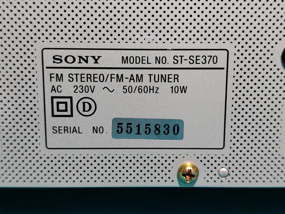 SONY ST-SE370, FM Stereo FM/AM Tuner