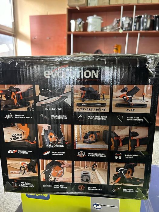 Циркуляр за ъглово рязане EVOLUTION R210CMS EU / 046-0003A /