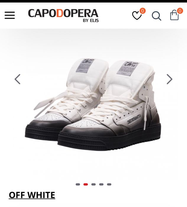 Off White - noi - marimea 38