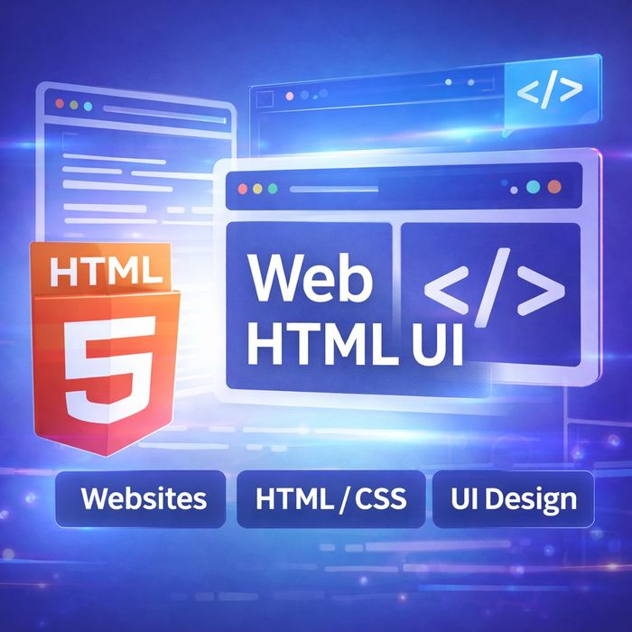 Servicii coding Html CSS Js Web design smar Ai x Ui