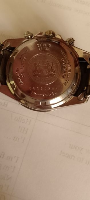 Часы Stainless steel марка Elgin