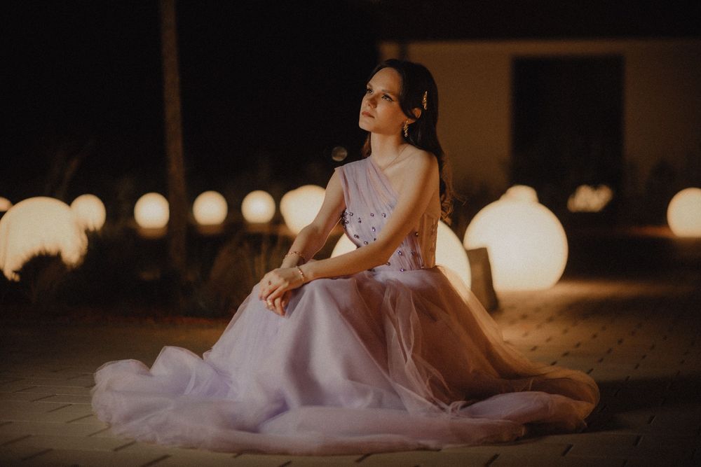 Rochie de prințesă cu corset si cerc