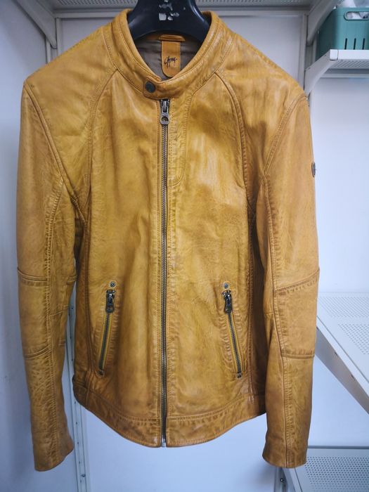Greaca piele bărbați zara, Gipsy, superdry mărimea M