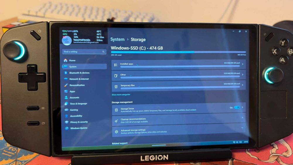 Lenovo Legion Go Z1 Extreme  16gb 512gb