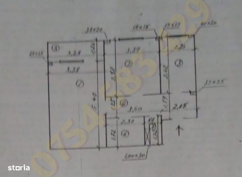 Apartament decomandat, 2 camere, metrou Lujerului