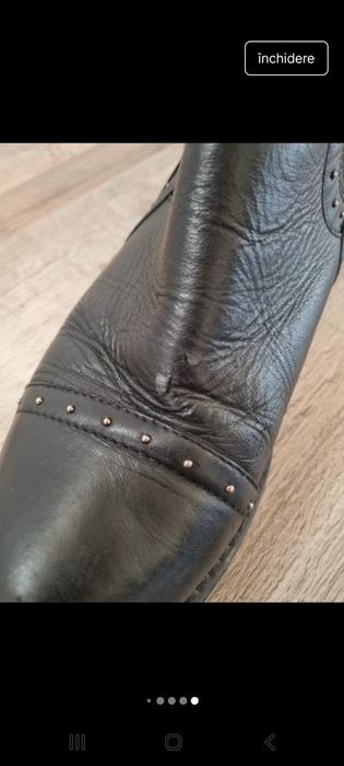 Ghete chelsea dama piele naturala