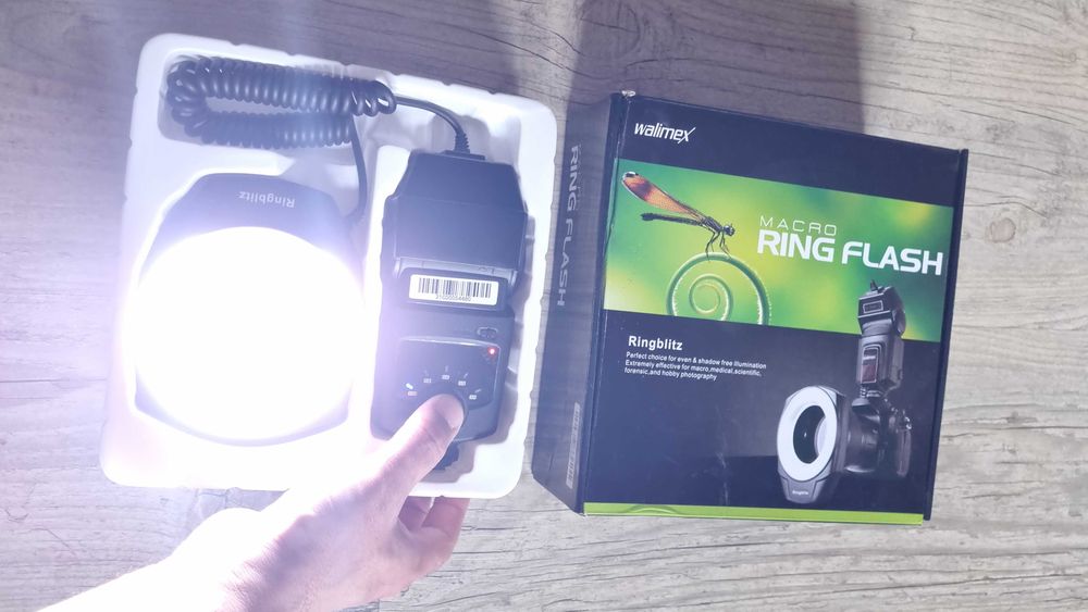 Blitz Macro ring Flash Walimex identic cu Godox ML-150
