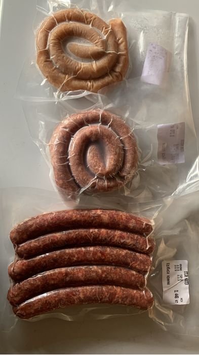 Стэйки,колбаски,улитки,