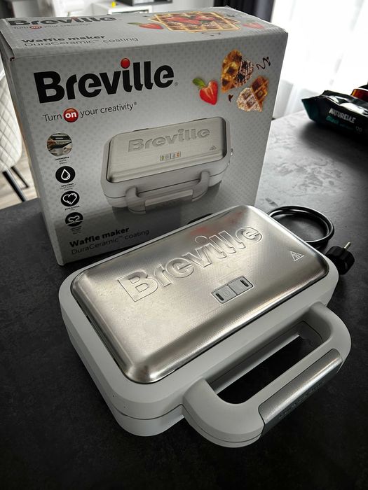 Aparat gofre/vafe Breville DuraCeramic 850W, placi ceramice detasabile