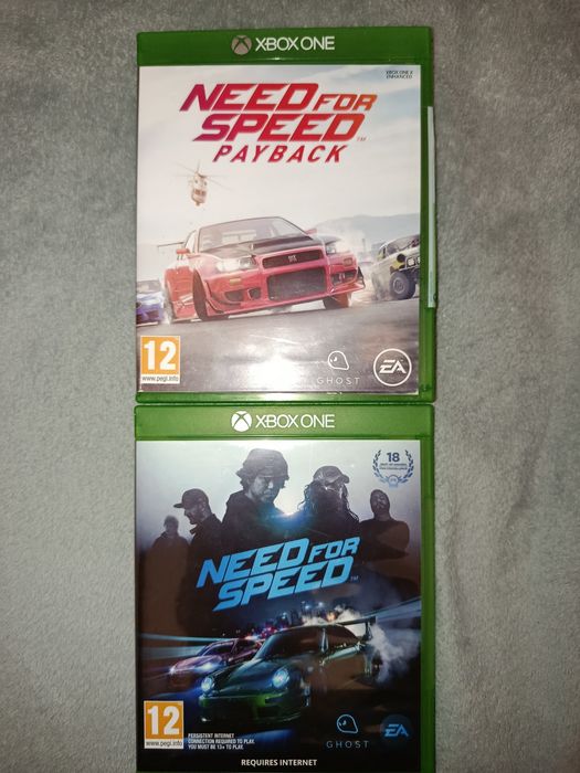 NFS PAYBACK si NFS GHOST xbox one pachet joc cu masini