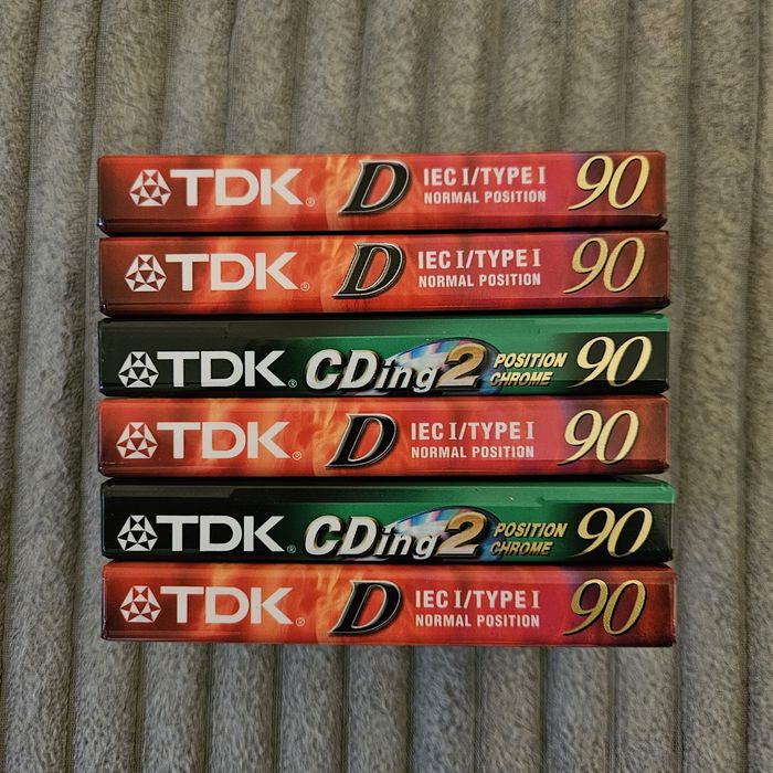 6 Casete Audio TDK
