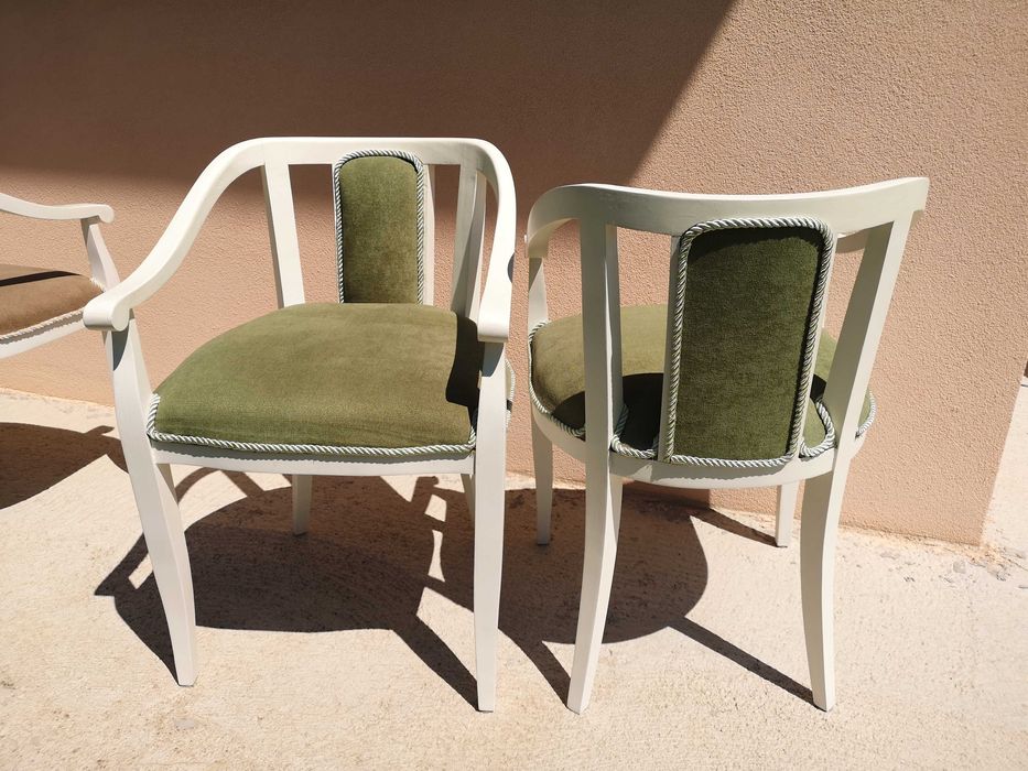 Трапезни столове 6 броя дървени