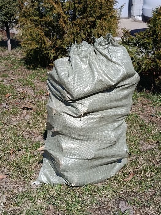 Дрова мешками, связками