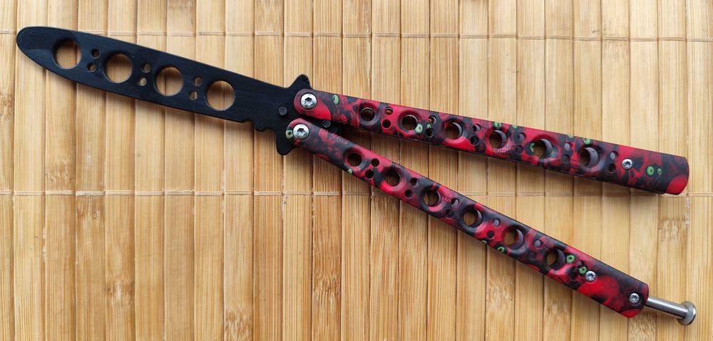 Тренировъчен нож пеперуда / цветове /