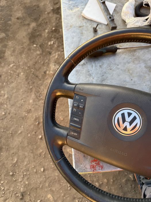 Мулти волан кожен с Еърбег Airbag волан за VW Touareg комплект ном 8