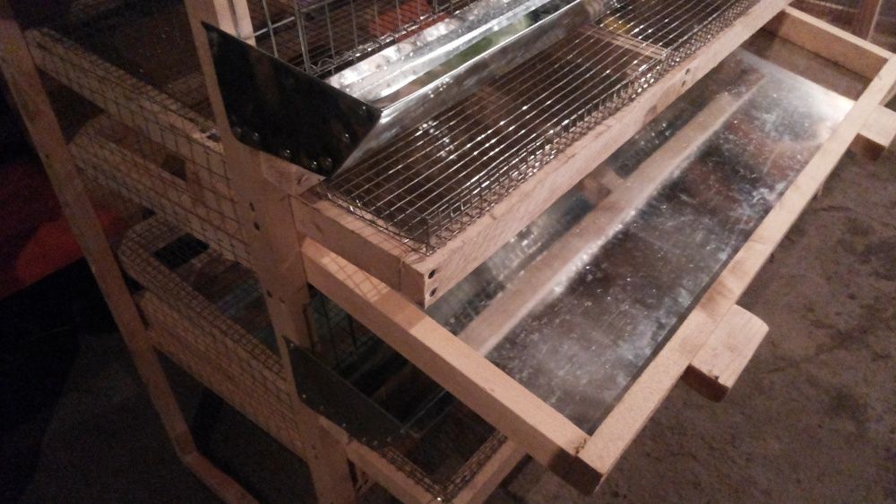 клетки для перепелов на 2 яруса