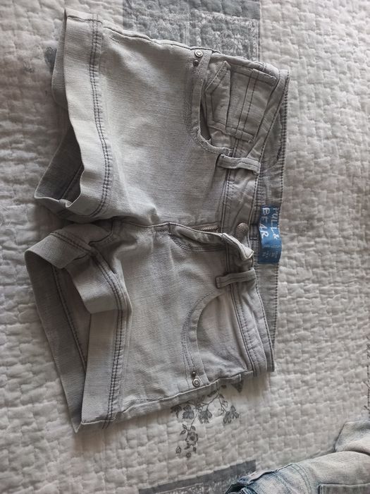 Къси дънкови панталонки за момиче146см