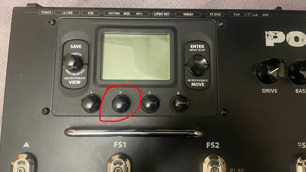 Гитарный процессор LINE6 POD HD500