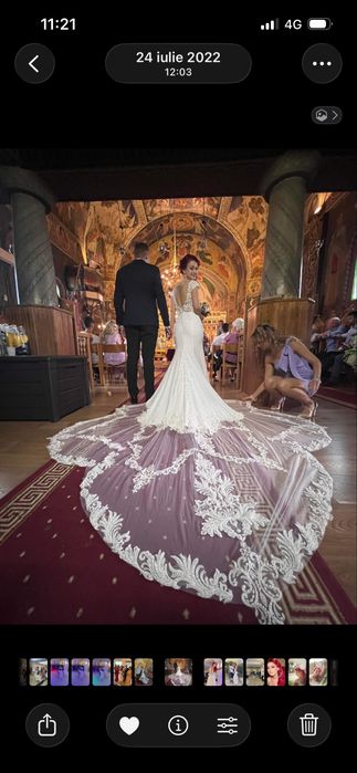 Rochie de mireasa M superba