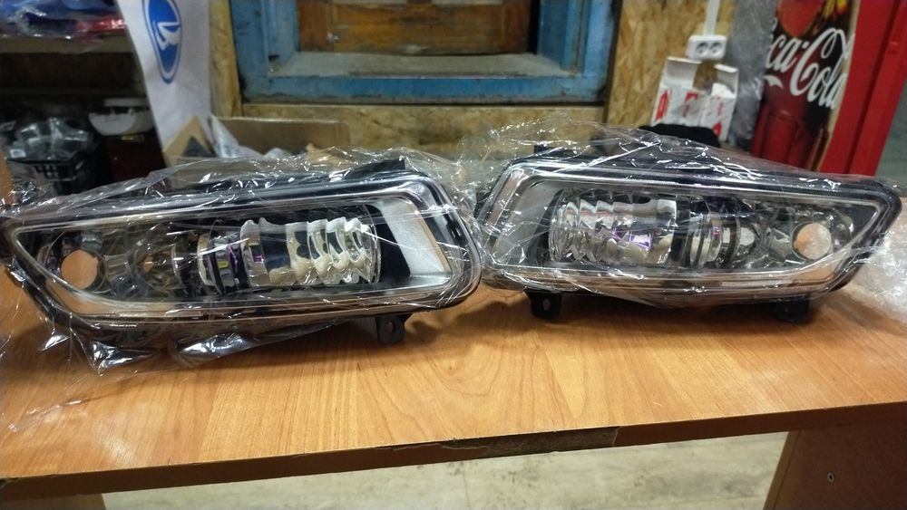 Туманки на поло рестайл