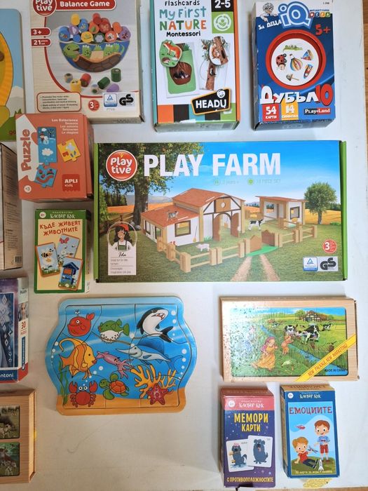 Различни пъзели и игри Playtive Клевър бук