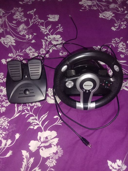 продам руль defender gotcha с педалями.