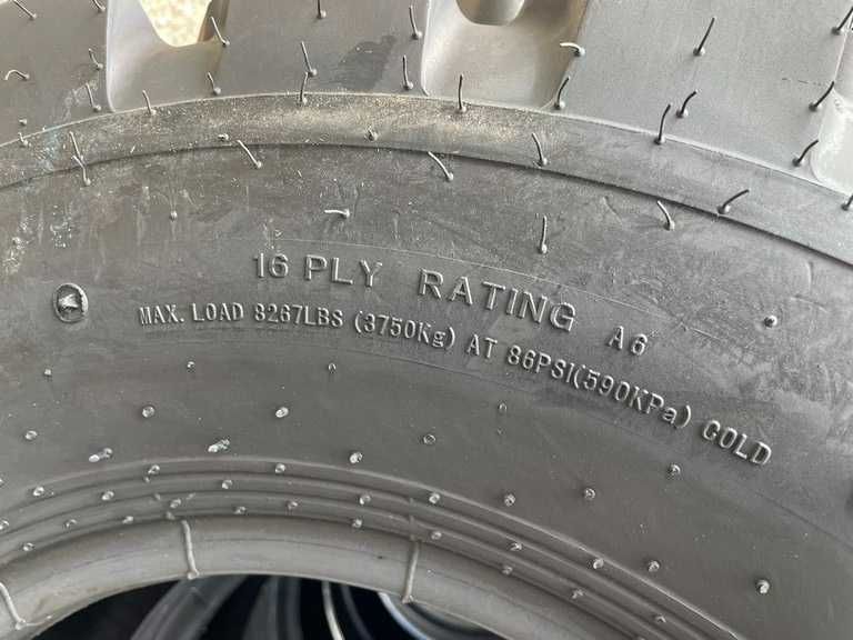 Anvelope ROBUSTE de BETON cu 16pliuri 12.5/80-18 Cauciucuri