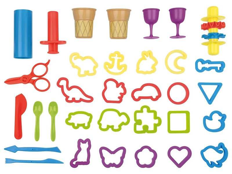 НОВИ Маса за игра с пластелин / пластилин с аксесоари 44 части