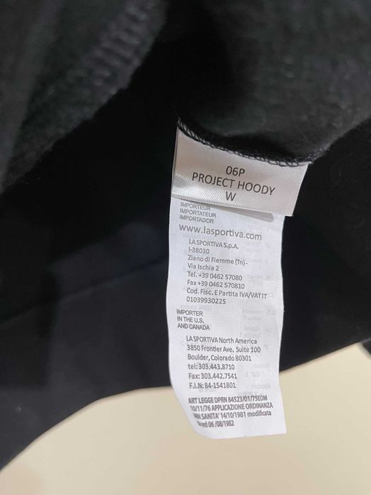 La Sportiva Project Hoodie nou cu etichete mas L