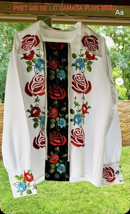 Vând 5 camași barbateasca folclorica marime 42 sau xl