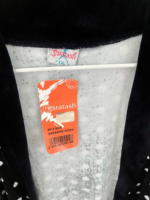 Платье халат велюровое