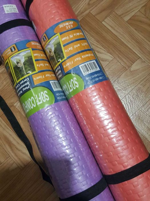 Постелка за гимнастика, йога и упражнения 90 х 190 см