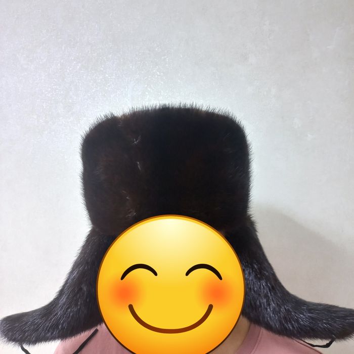 Норковая шапка мужская