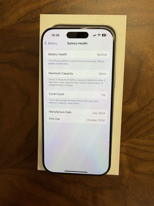 iPhone 16 Pro 256 GB Natural Titanium