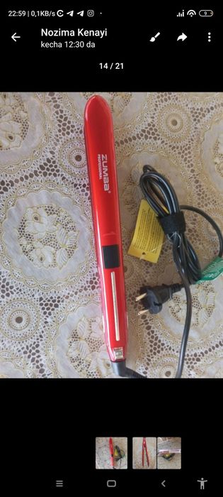 Zumba professional soch dazmoli,  tekislash va jingalak qilish uchun