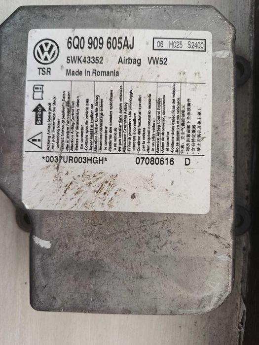Calculator airbag, Volkswagen Caddy 3 combi (2KJ) 1.9 tdi, 6Q0909605AJ