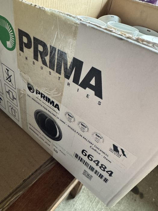 Nou 10 x Diuze Ventilatie Albe Prima 76 x 27 mm