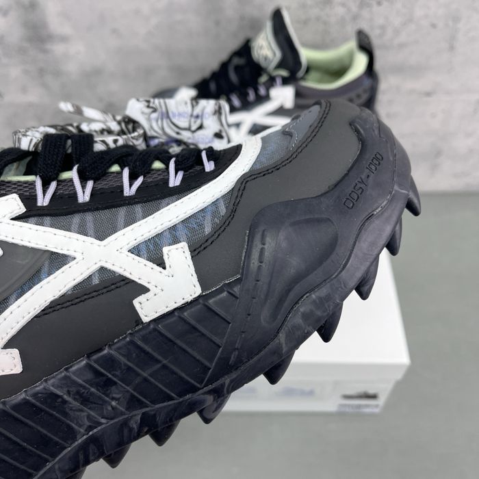 Off white ODSY 1000! PIELE NATURALA + accesorii PREMIUM