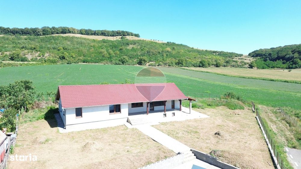 Casă noua in Blăjel–natură, liniste la 15 min de Medias-1.163 mp teren