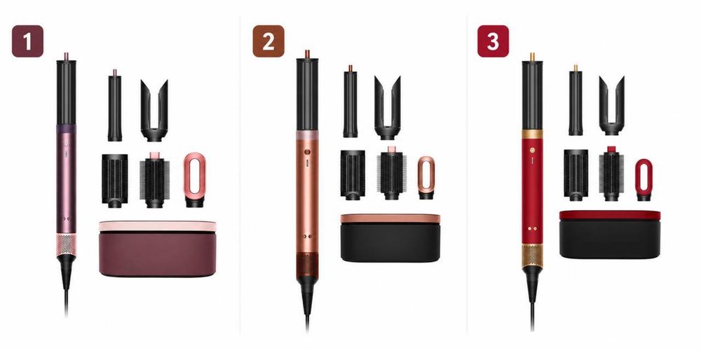 Dyson новый hs 09.Coanda 2 x.Jasper.Ceramic pink.Amber silk.Red velvet