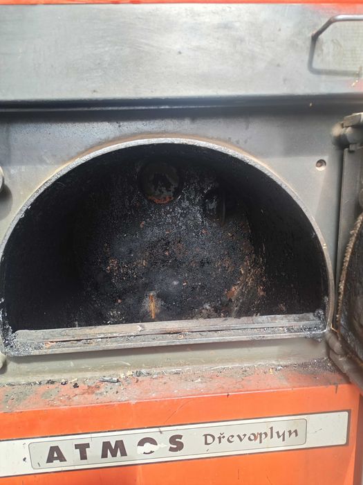 Centrala pe lemne atmos defecta  pentru piese