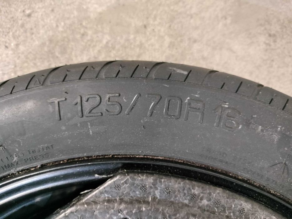 roata rezerva 16" originala vw-audi 5x112 cu kit (cric si cheie roti)