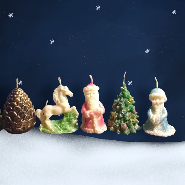 Новогодние Свечи ручной работы на заказ